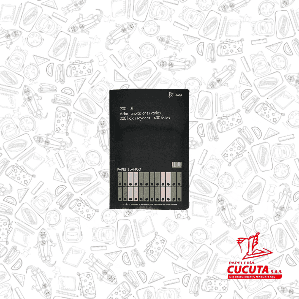 LIBRO ACTAS 200 OF NORMA R/F 500896  400 FOLIOS