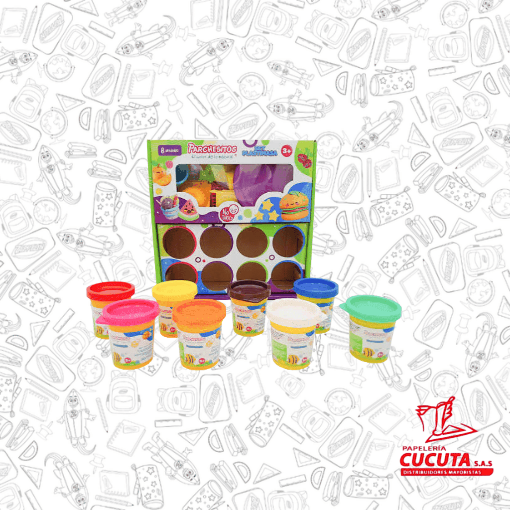 SET PLASTIMASA X 8 PARCHESITOS vista 2