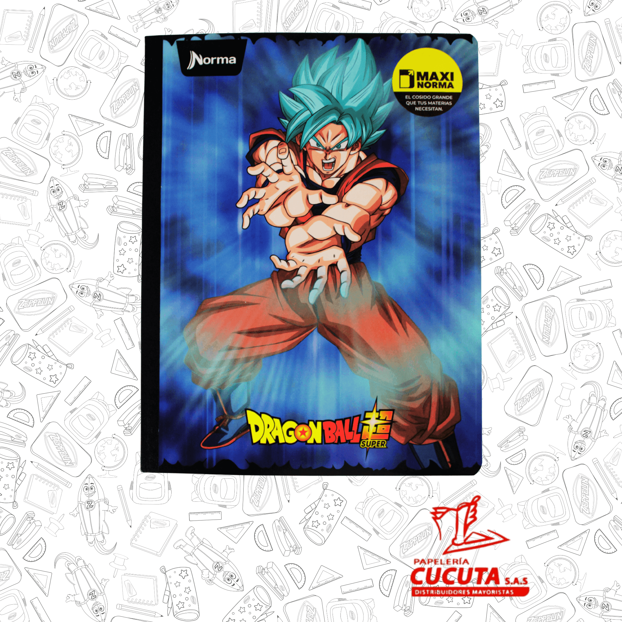 CUADERNO COSIDO GRANDE G/M 100HJ-1 MAXI NORMA vista 3