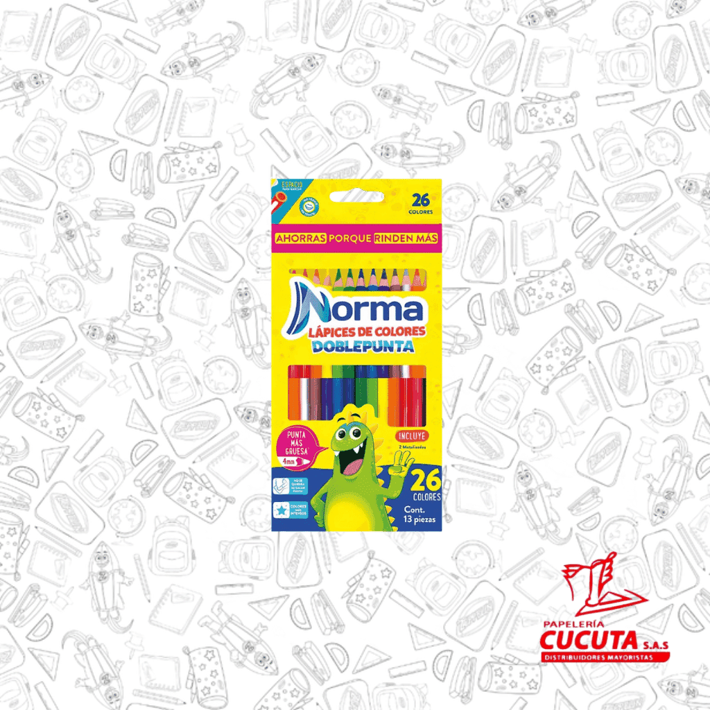 COLOR X 13 DOBLE PUNTA NORMA PCX48