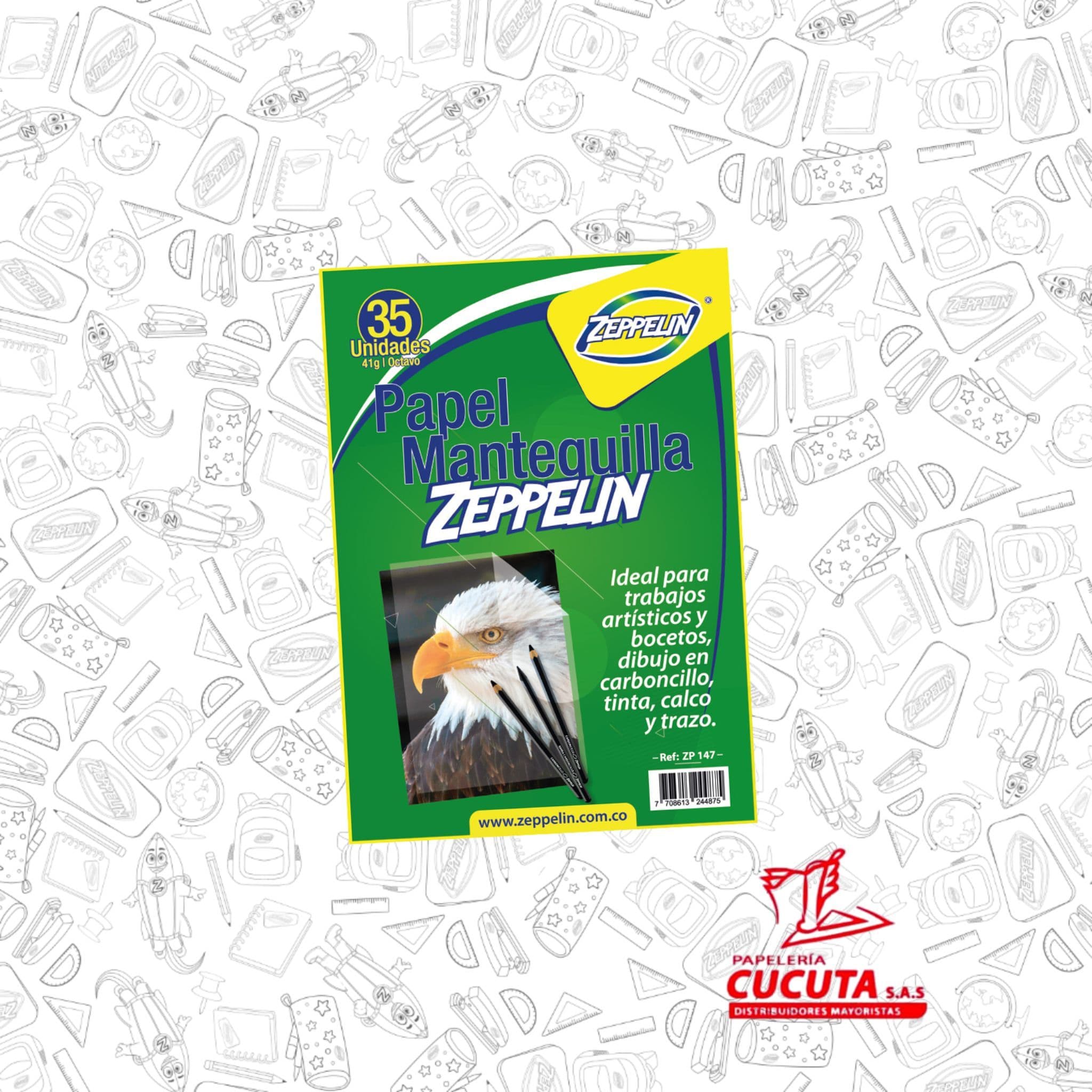 BLOCK MANTEQUILLA OFICIO CANSON ZEPPELIN FINO ZP 147
