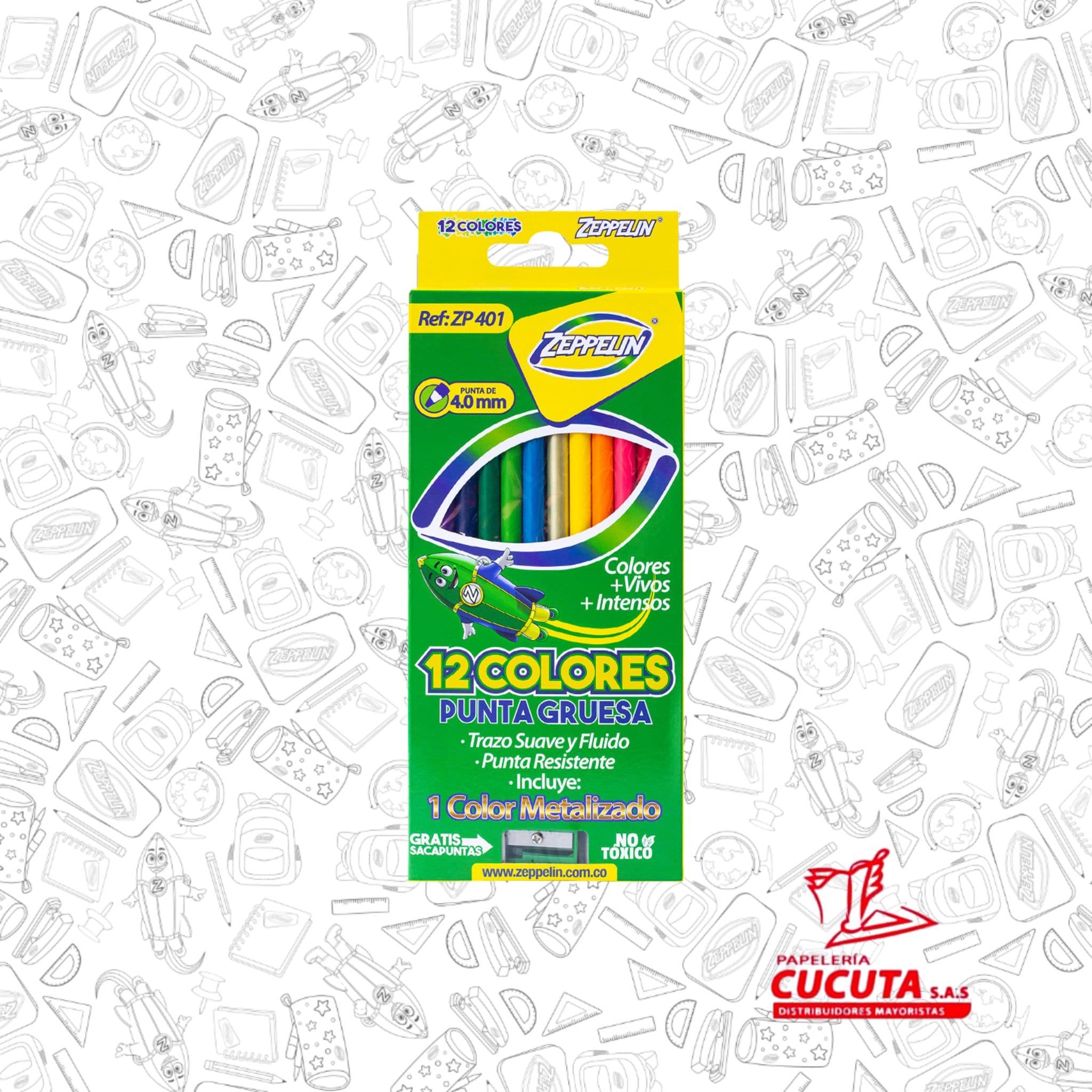 COLOR X 12 ZEPPELIN ZP 401 PCX120