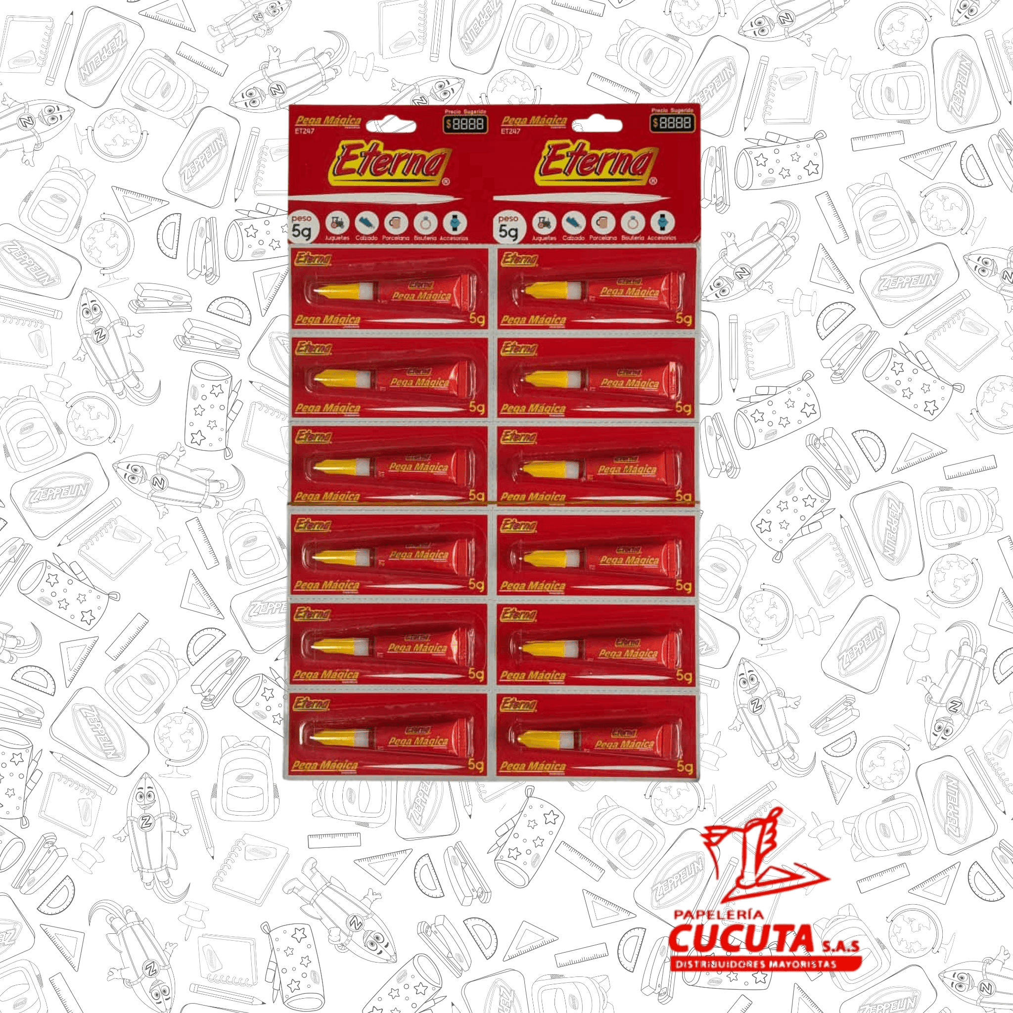 PEGA LOCA X 12 ETERNA