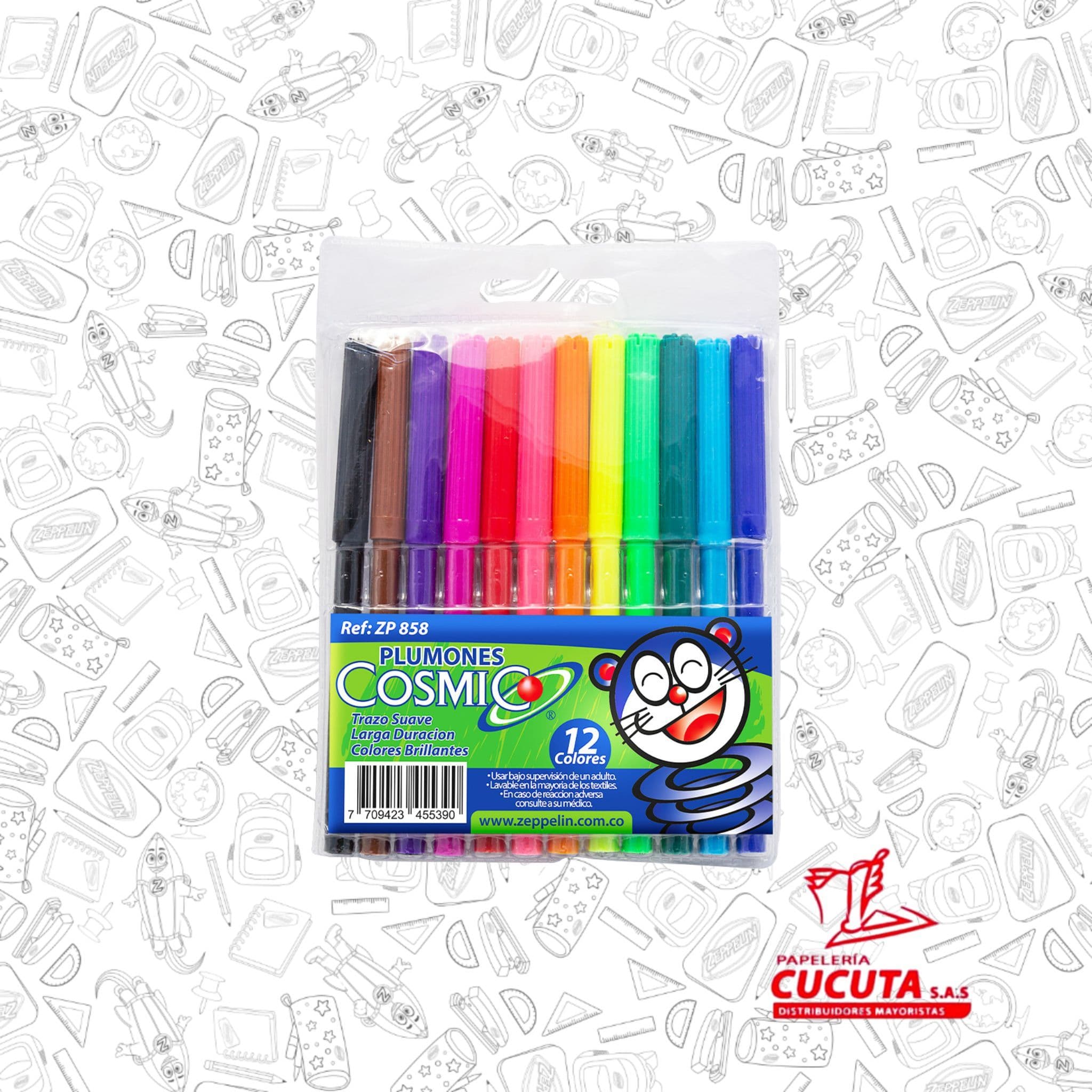 PLUMON COSMICO X 12 PCS R/ ZP 858