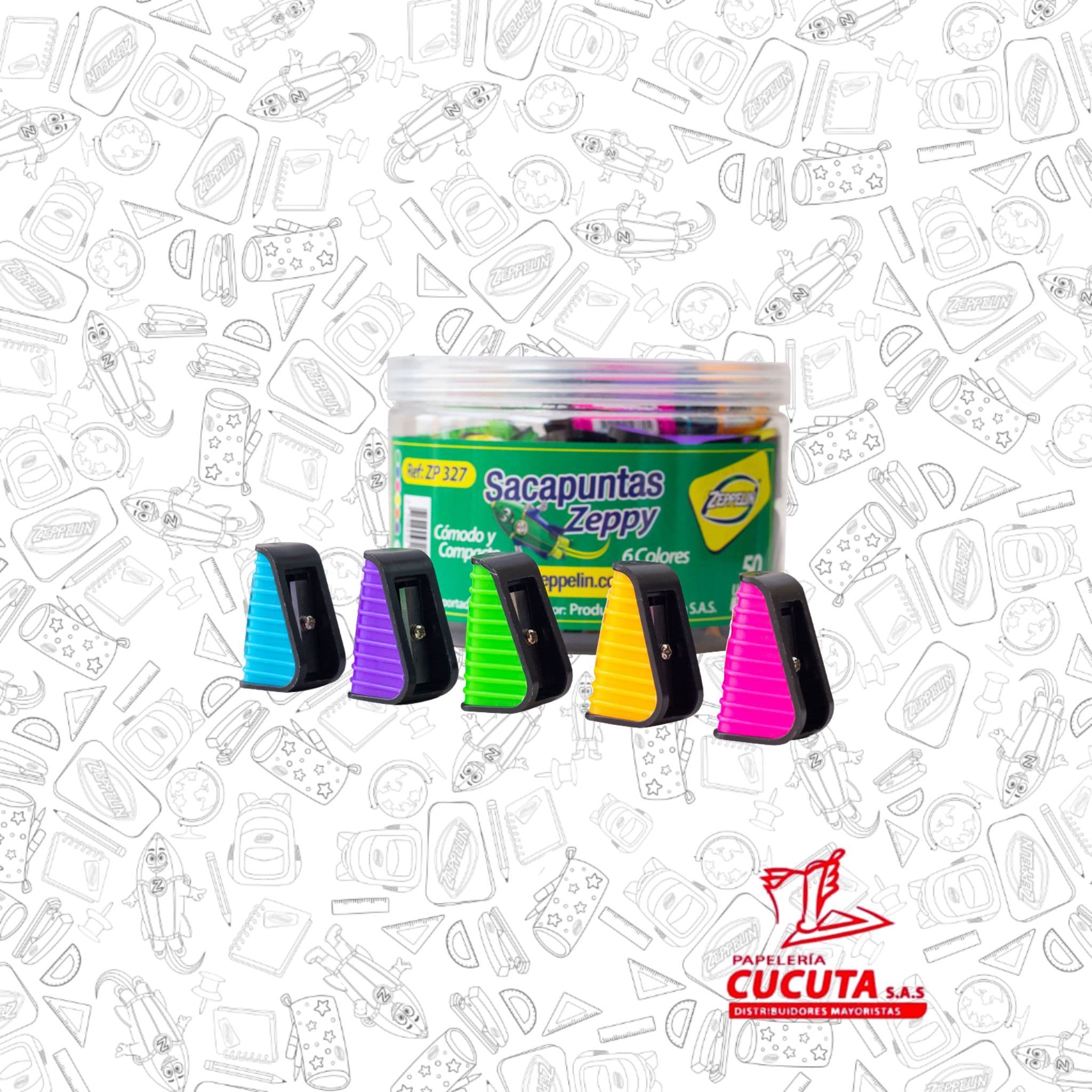 SACAPUNTAS ZEPPY ZP 327 ZEPPELIN TARRO X 50