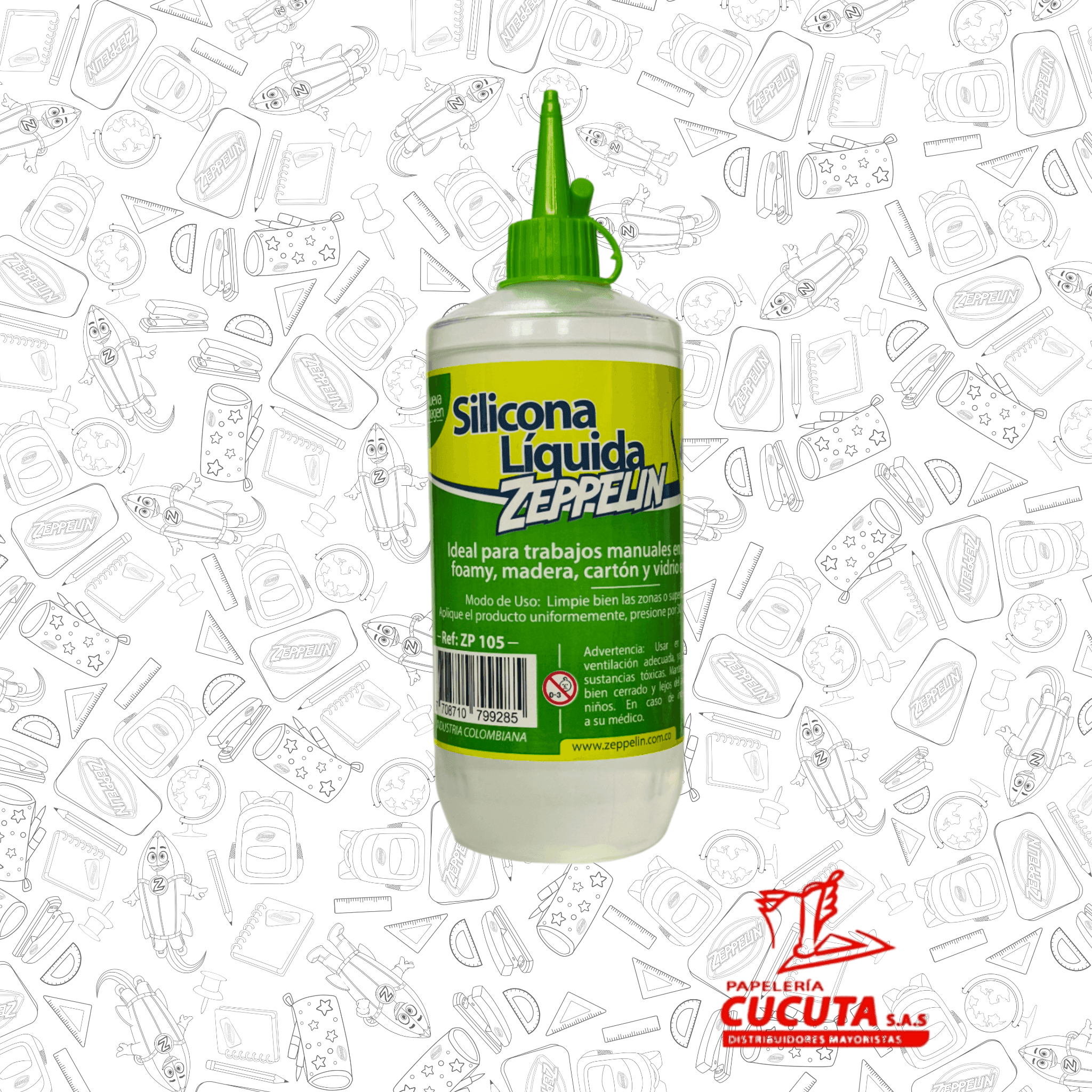 SILICONA LIQUIDA 500 ZEPPELIN ZP 105 PC X36 GIPAO ROYAL ETE