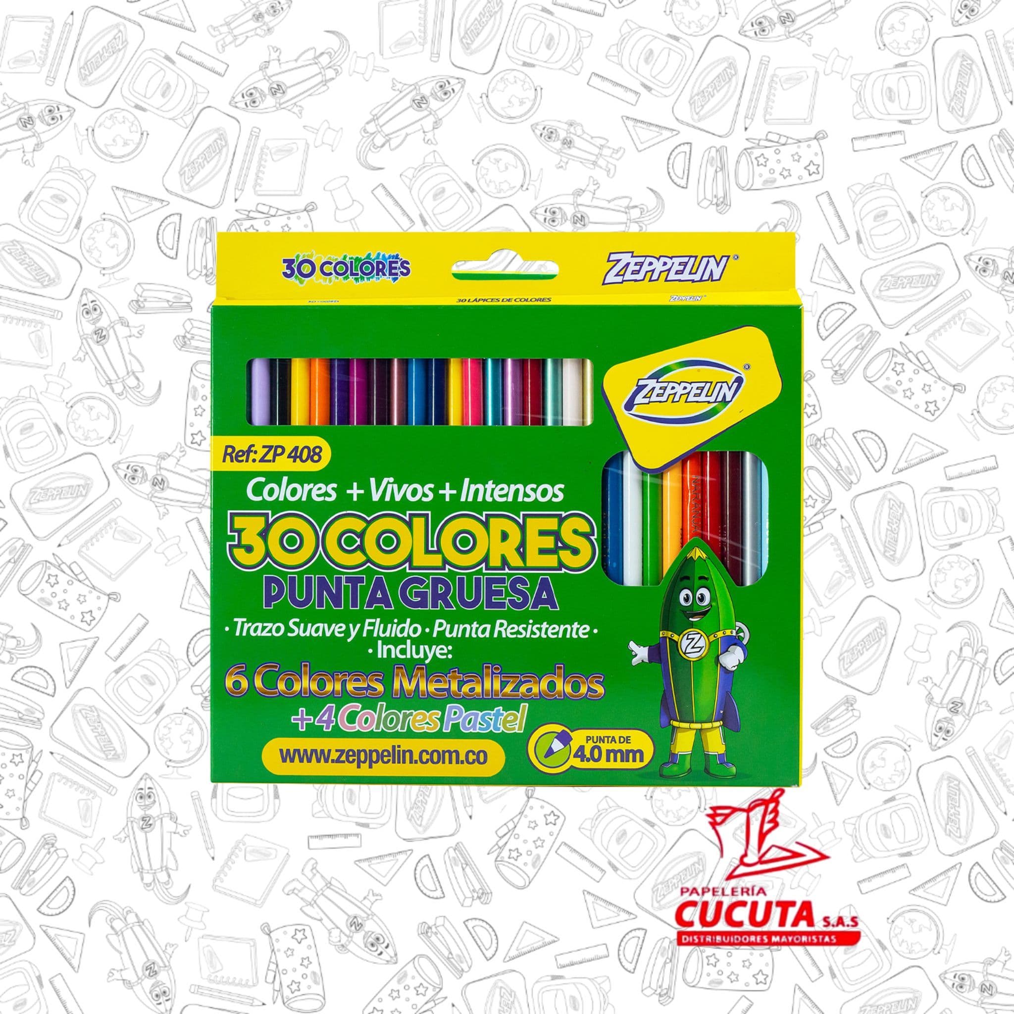 COLOR X 30 UNIPUNTA ZP 408 ZEPPELIN
