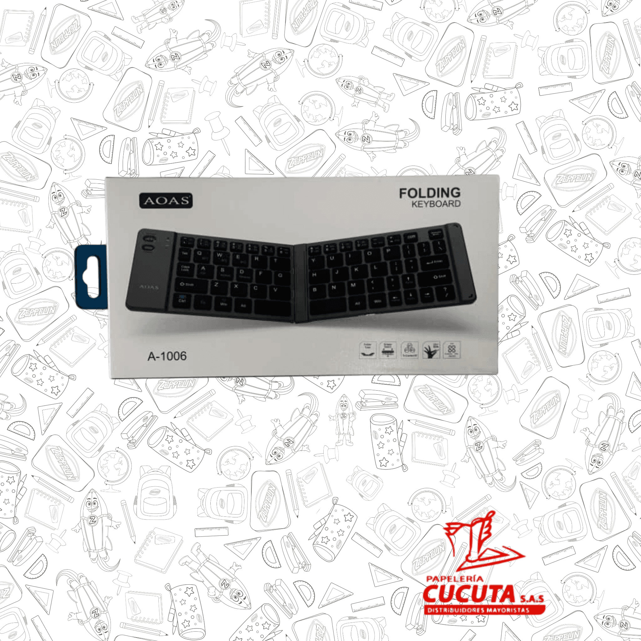 TECLADO PARA COMPUTADOR R/F 1006/ KB130 NIA Y AOAS