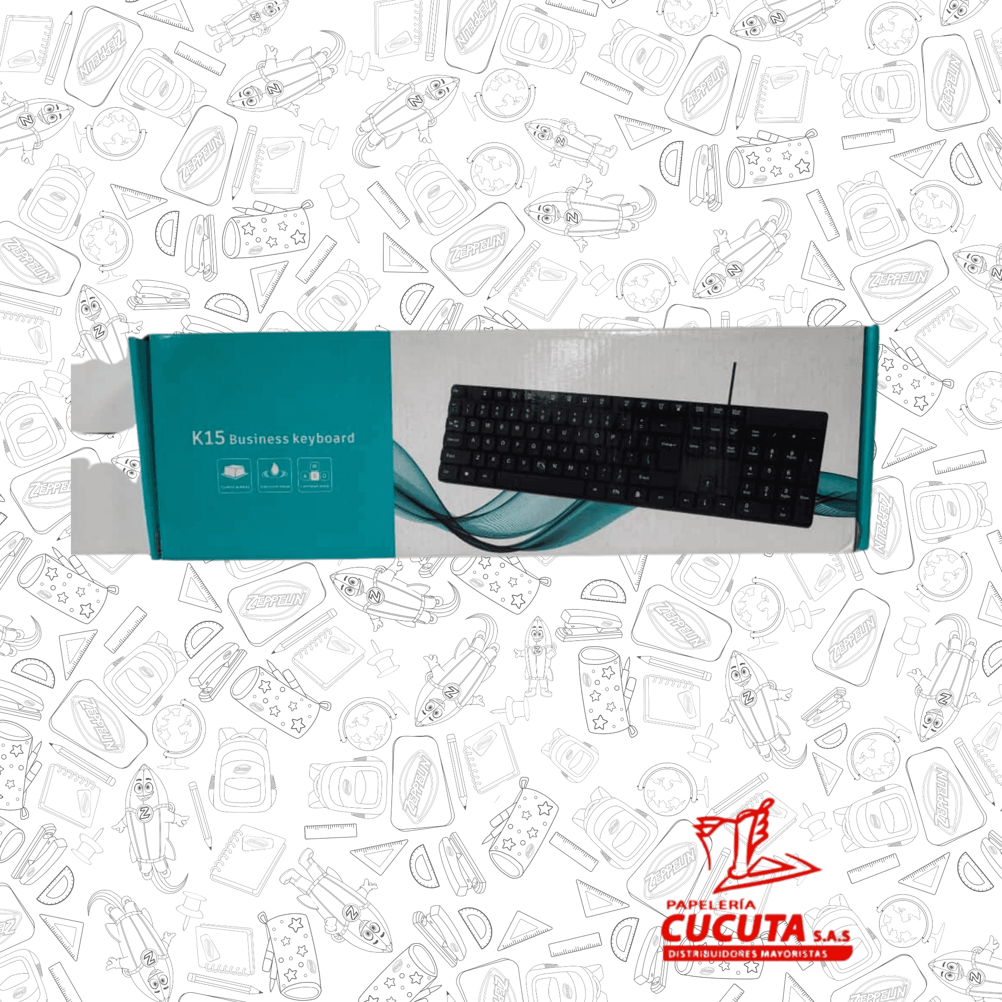 TECLADO ALAMBRICO R/F K 15 CLARK