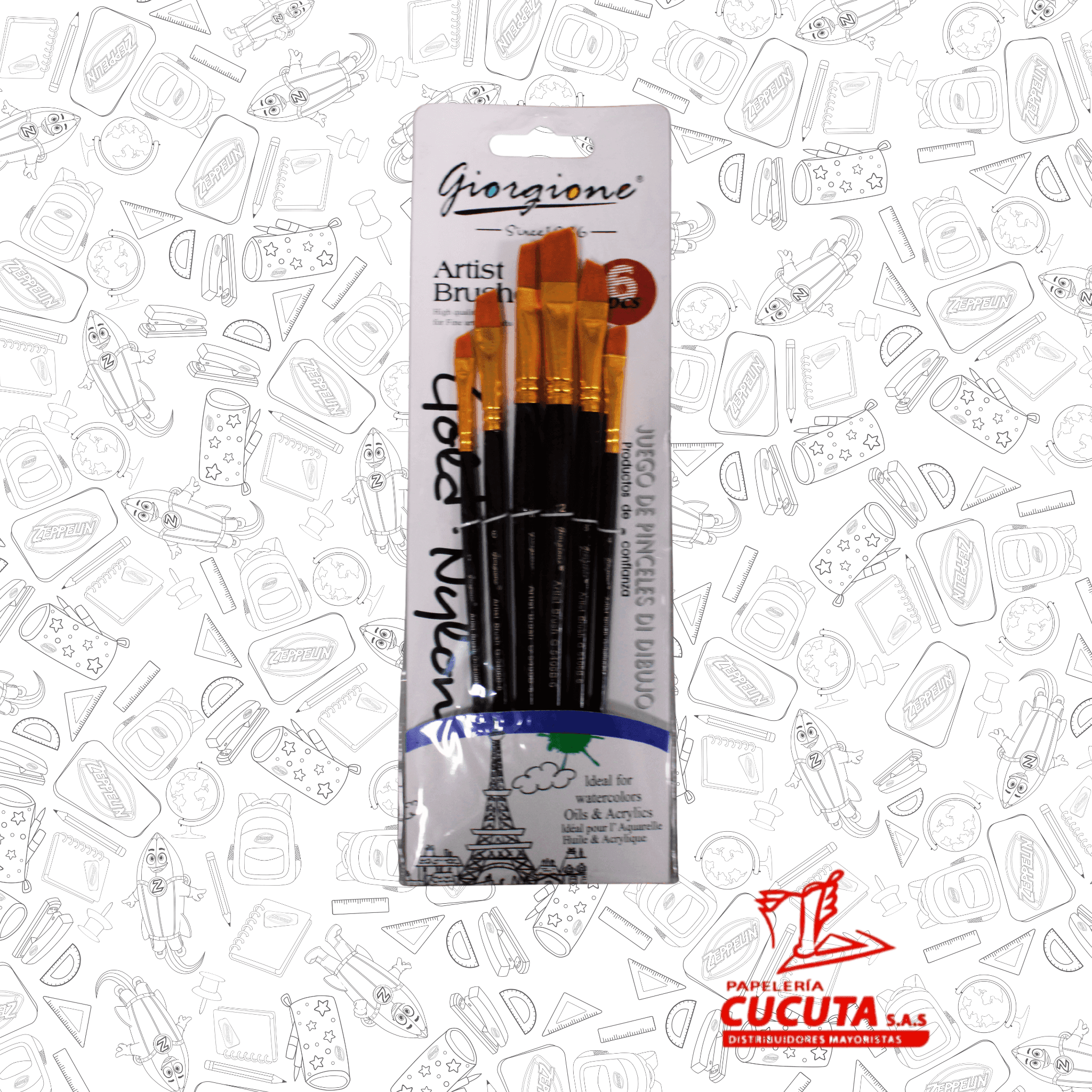 PINCEL ANGULAR X 6 R/F 5406B CLARK