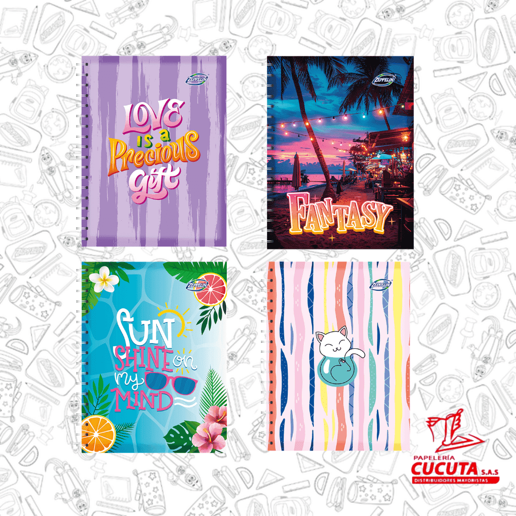 CUADERNO 95 7 MT MIXTO MUJER ZEPPELIN NUEVO PC36