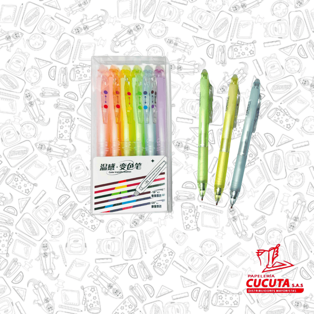 LAPICEROS X6 BORRABLES Z-10196
