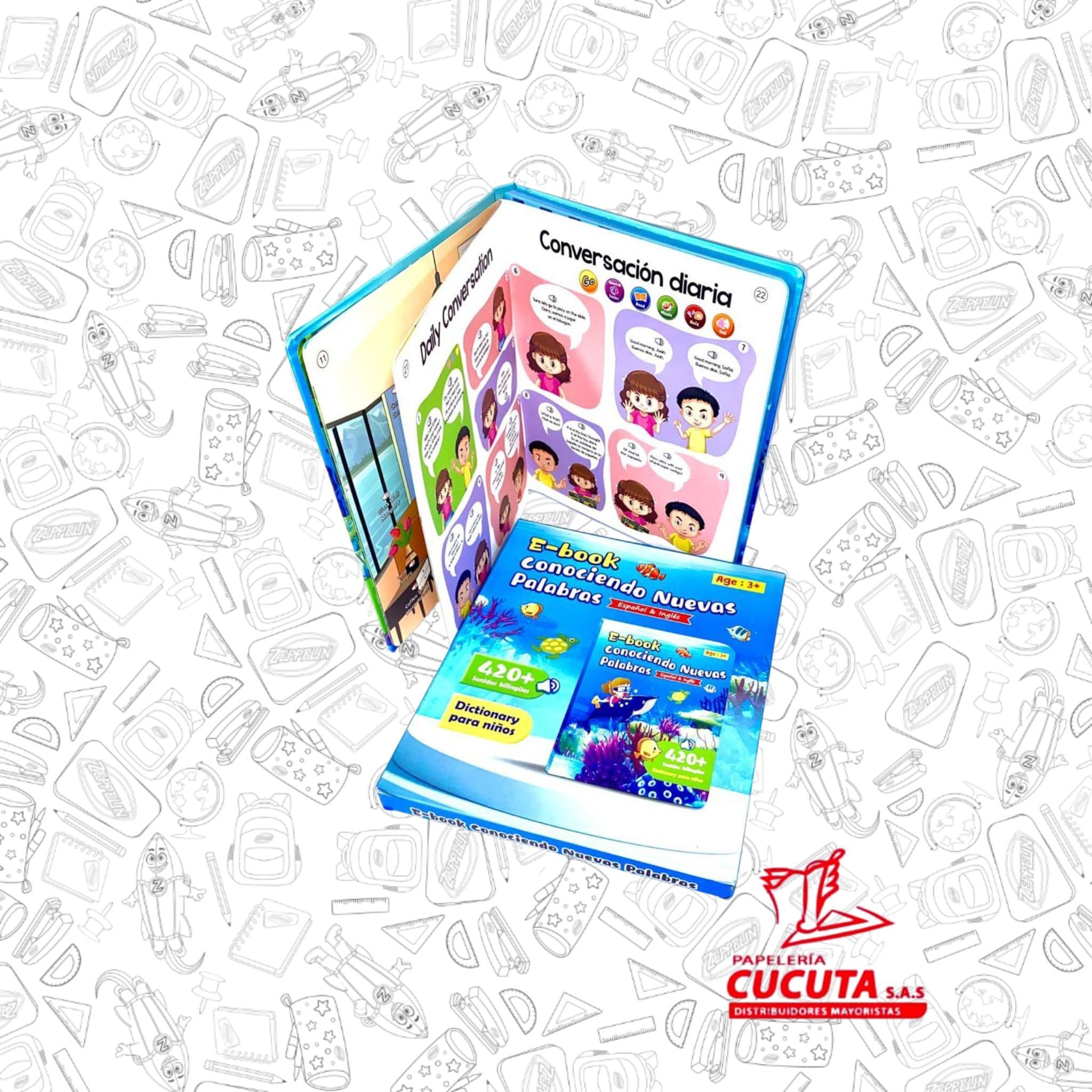 LIBRO INTERACTIVO R/F 169-5 420 SONIDOS BILINGUES