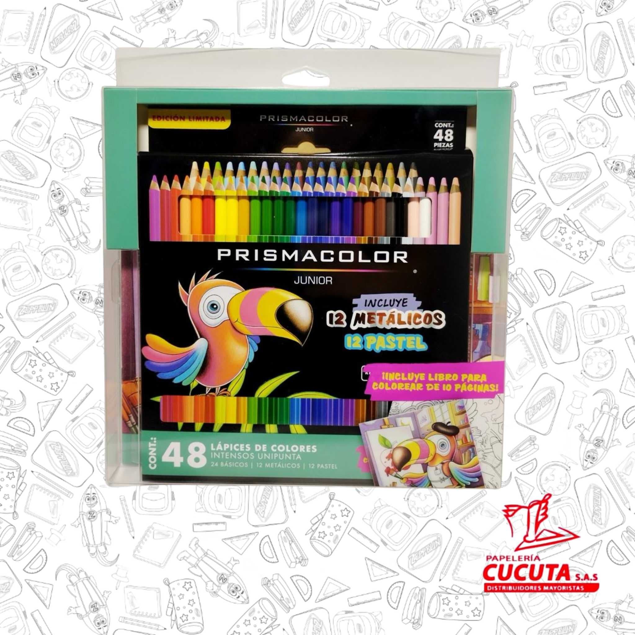 COLOR PRISMACOLOR X 48 + LIBRO COLOREAR