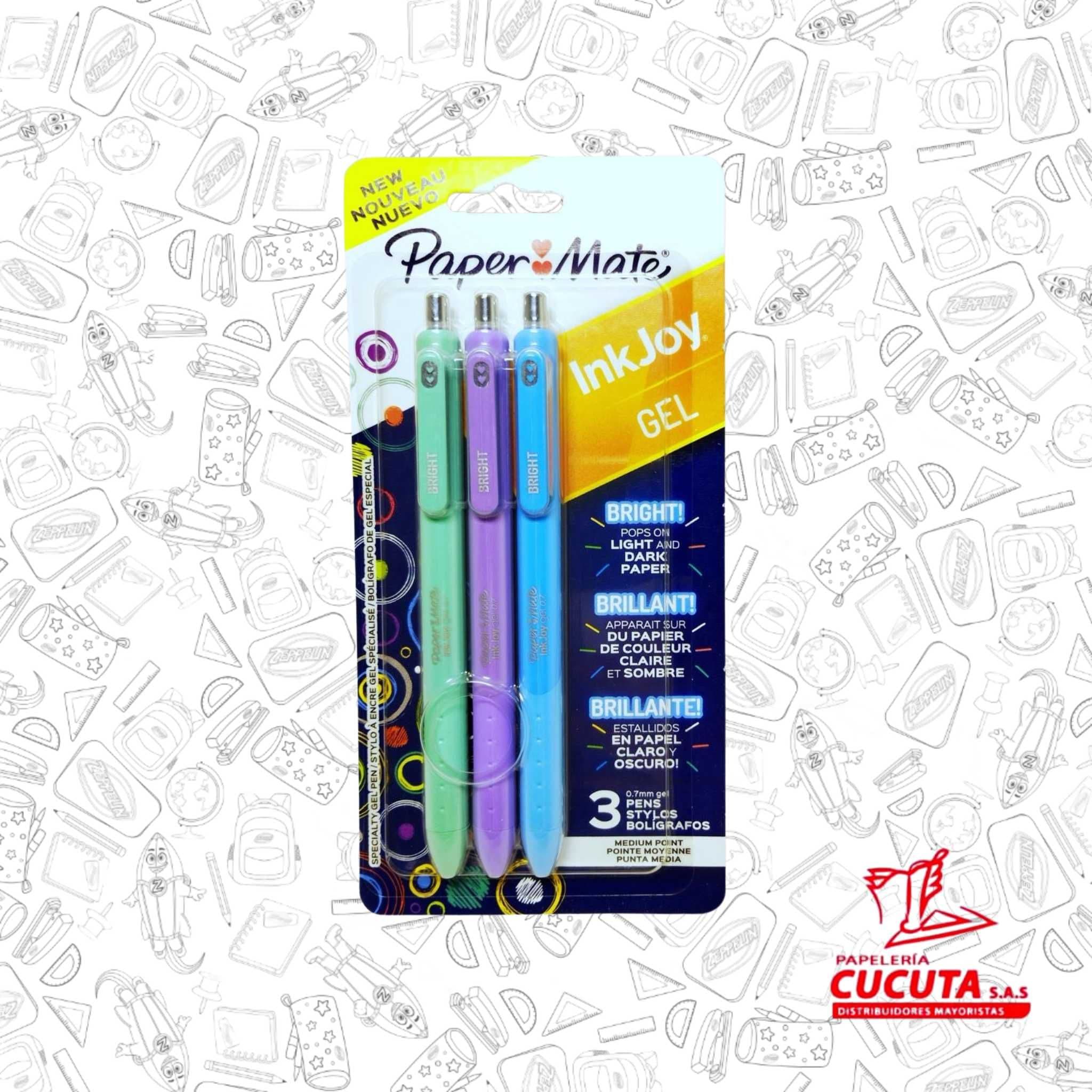 BOLIGRAFO INKJOY X 3 BRIGHT